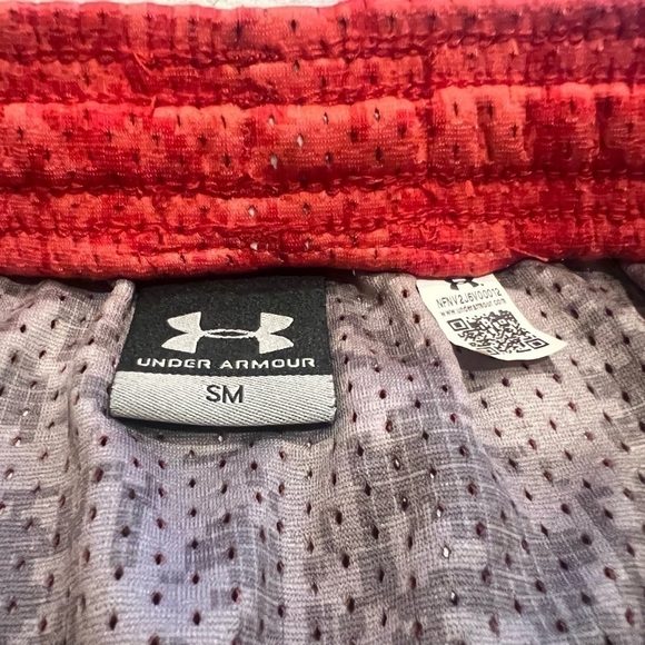 Under Armour reversible mesh mini skirt athletic orange gray small pull … - Picture 4 of 10